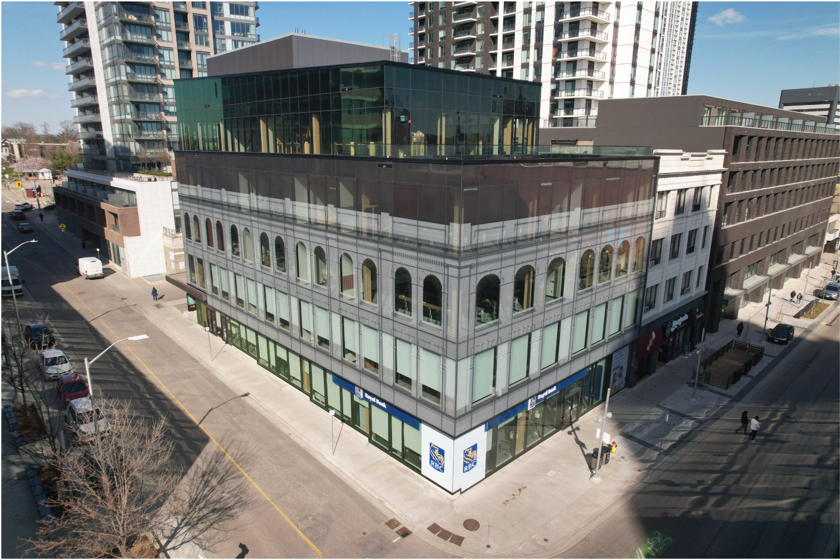 One Young Street — Waterloo Region's first mass timber building with glulam columns and nail-laminated timber