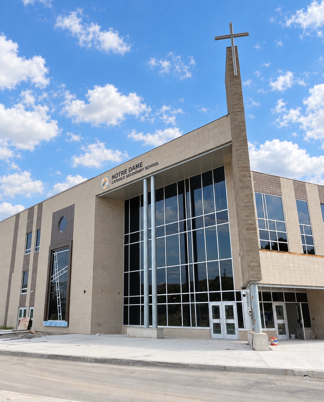 Notre Dame Catholic Secondary School exterior